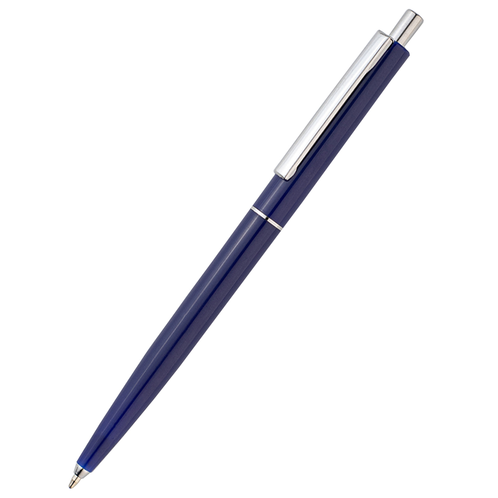 Ручка пластиковая Dot, тёмно-синяя Ручка пластиковая Dot, тёмно-синяя