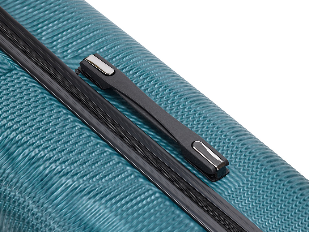 Чемодан TORBER Onego, зелёный, ABS-пластик, 79,5 х 51 х 29 см, 103 л