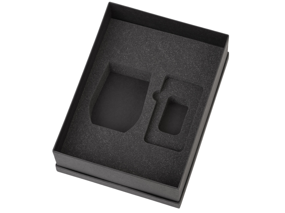 Подарочный набор с термокружкой и повербанком С2, 10000 mAh, серый