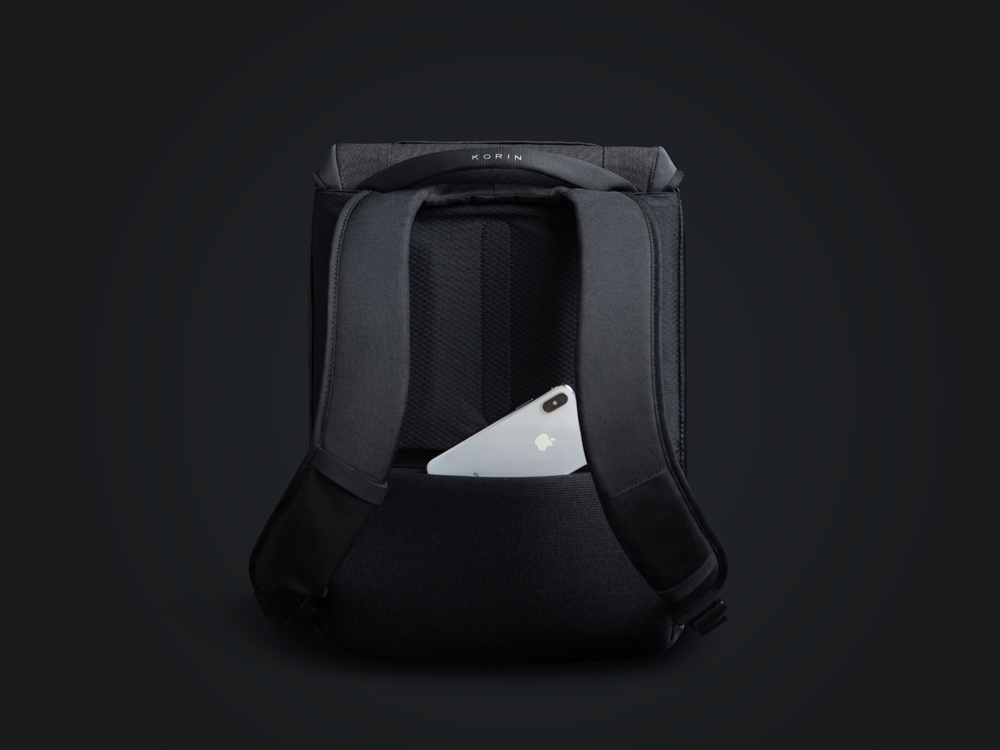 Водостойкий антикражный рюкзак Clickpack для ноутбука 15.6, черный Водостойкий антикражный рюкзак Clickpack для ноутбука 15.6, черный