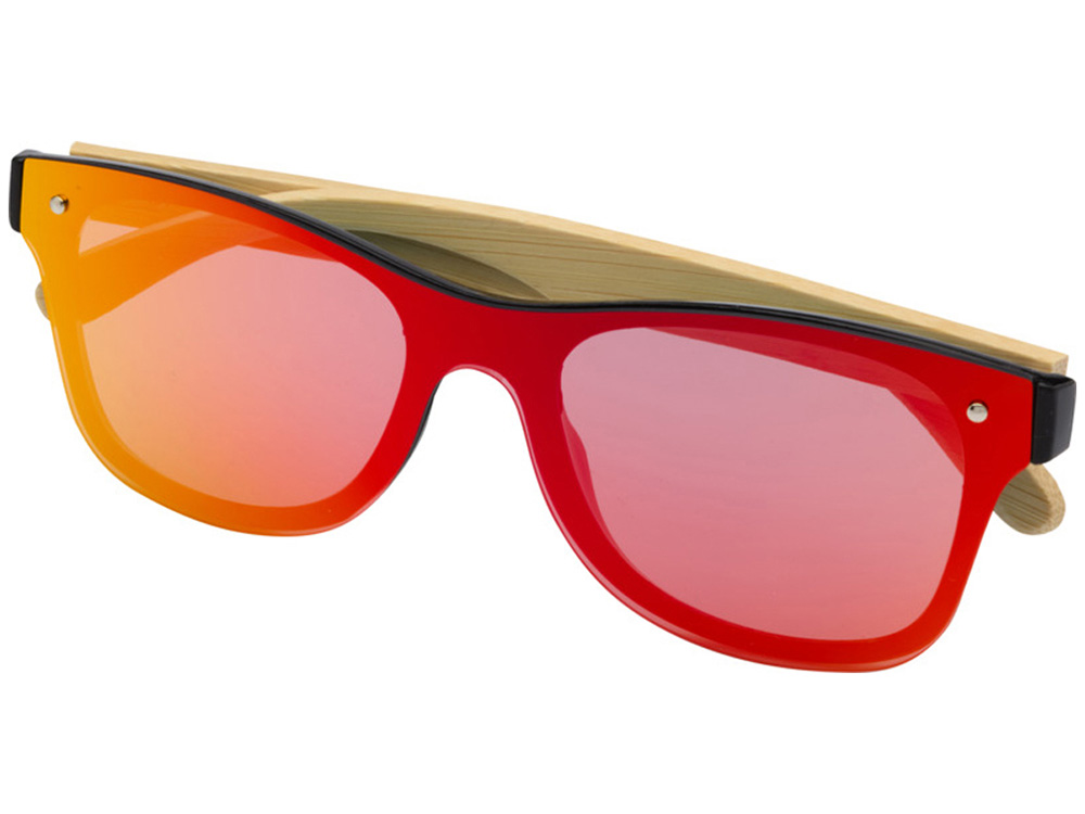 Солнцезащитные очки Tan с бамбуковыми дужками - Желтый