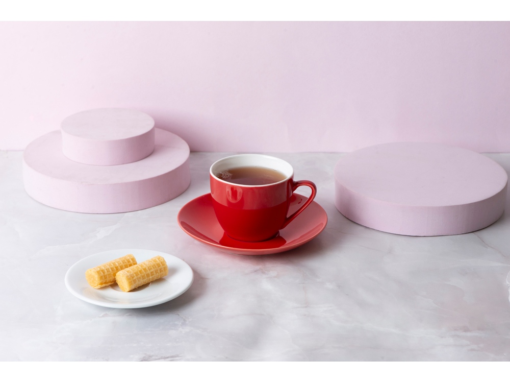 Чайная пара базовой формы Lotos, 250мл, красный Чайная пара базовой формы Lotos, 250мл, красный