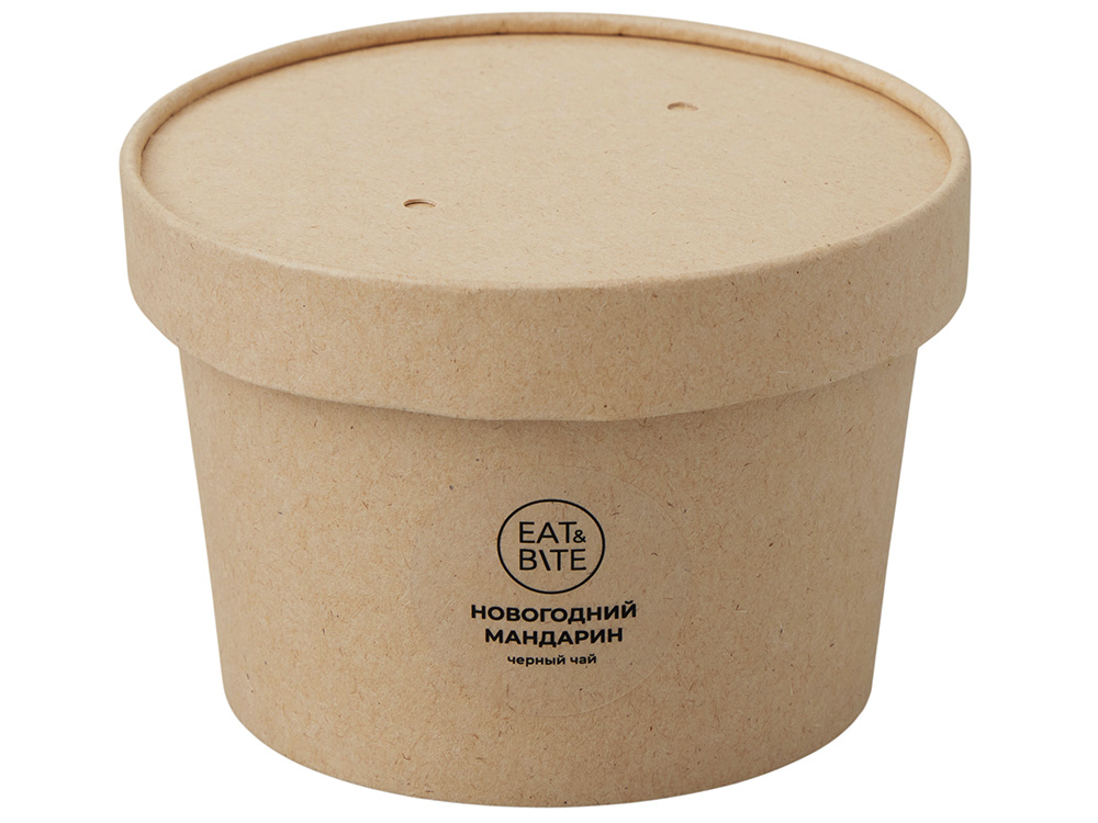 Чай черный Новогодний мандарин в картонном стаканчике, 50 гр.