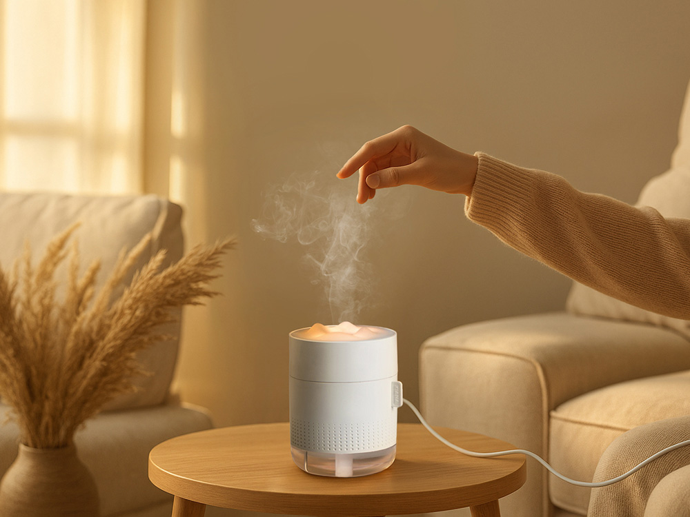 USB Увлажнитель воздуха с подсветкой Dolomiti, 500мл