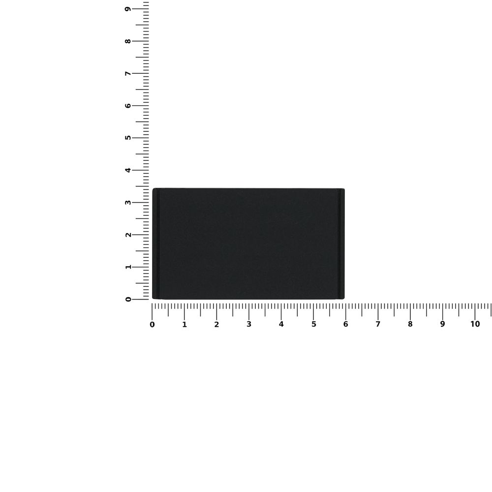 Лейбл из ПВХ Dzeta, M, черный