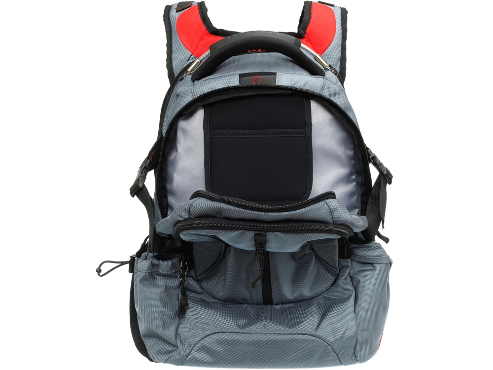 Рюкзак TORBER DRIVE с отделением для ноутбука 15, серый/красный, полиэстер 1680D, 36x17x50 см, 30 л Рюкзак TORBER DRIVE с отделением для ноутбука 15, серый/красный, полиэстер 1680D, 36x17x50 см, 30 л