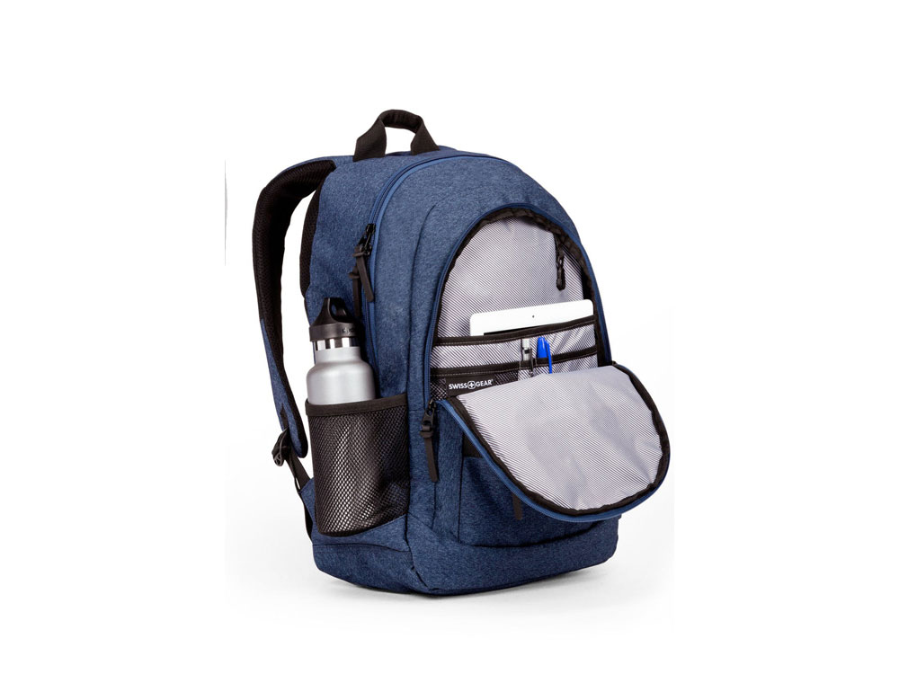 Рюкзак SWISSGEAR 15,6, heather, 35,5 x 17 x 47 см, 27 л, синий