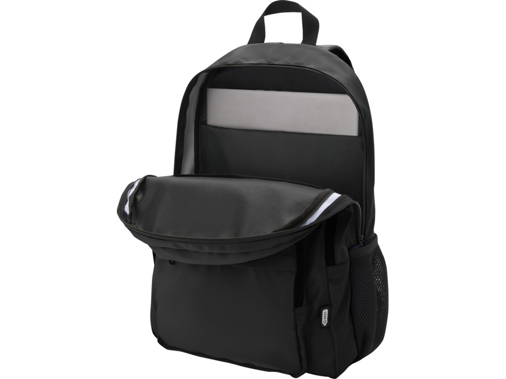 Рюкзак для ноутбука Trend Plus 15GRS из переработанного материала объемом 20 литров, сплошной черный