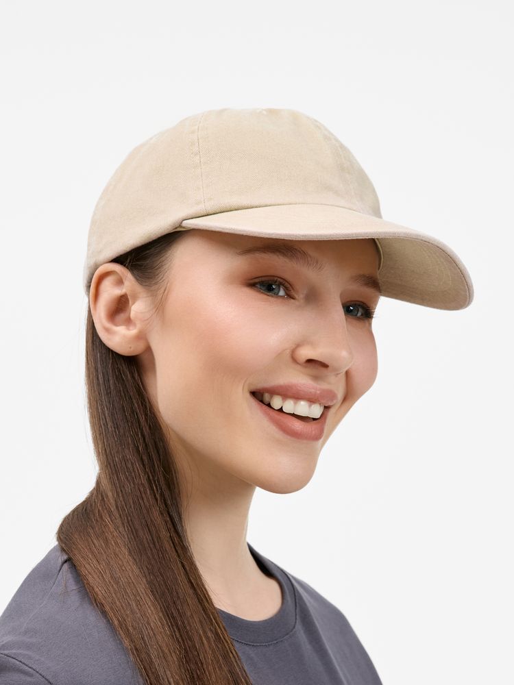 Бейсболка Berwi, бежевая Бейсболка Berwi, бежевая