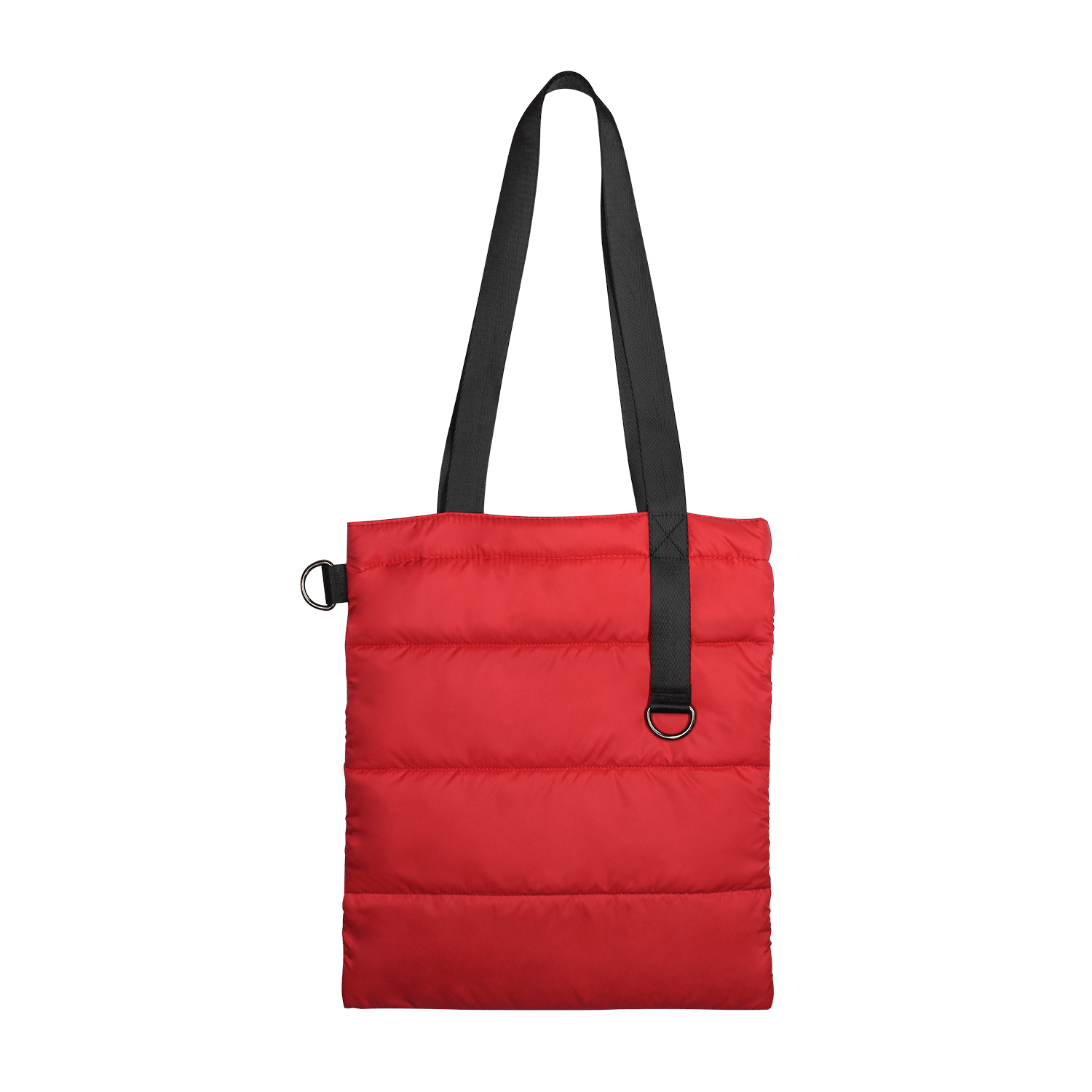 Шоппер Superbag Bubble, с кнопкой (красный с черным)