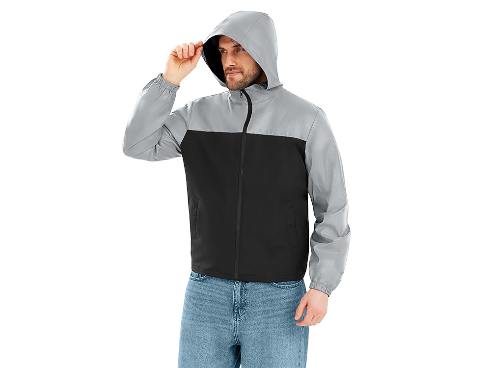 Ветровка светоотражающая Рефлектор гибрид, светоотражающий/черный