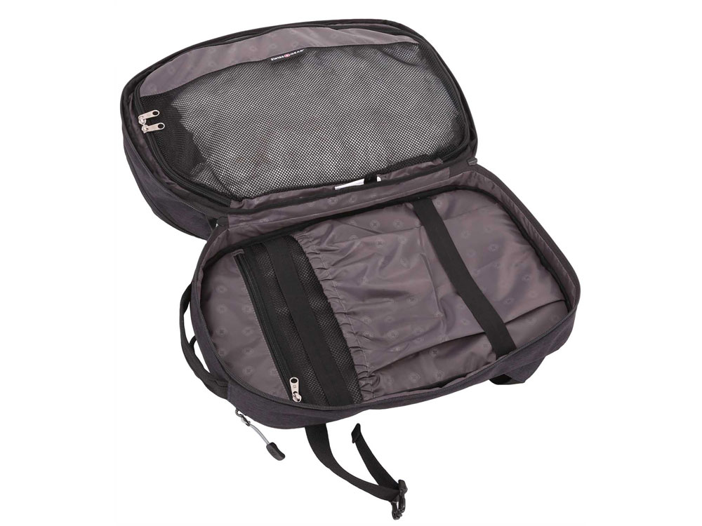 Рюкзак SWISSGEAR 15'', ткань Grey Heather, 31x20x47 см, 29 л, серый