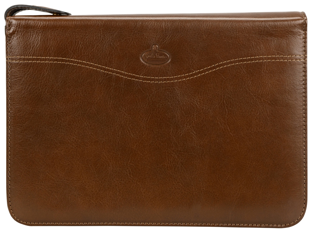 Папка на молнии Первое лицо Giulio Barсa, коричневый Папка на молнии Первое лицо Giulio Barсa, коричневый