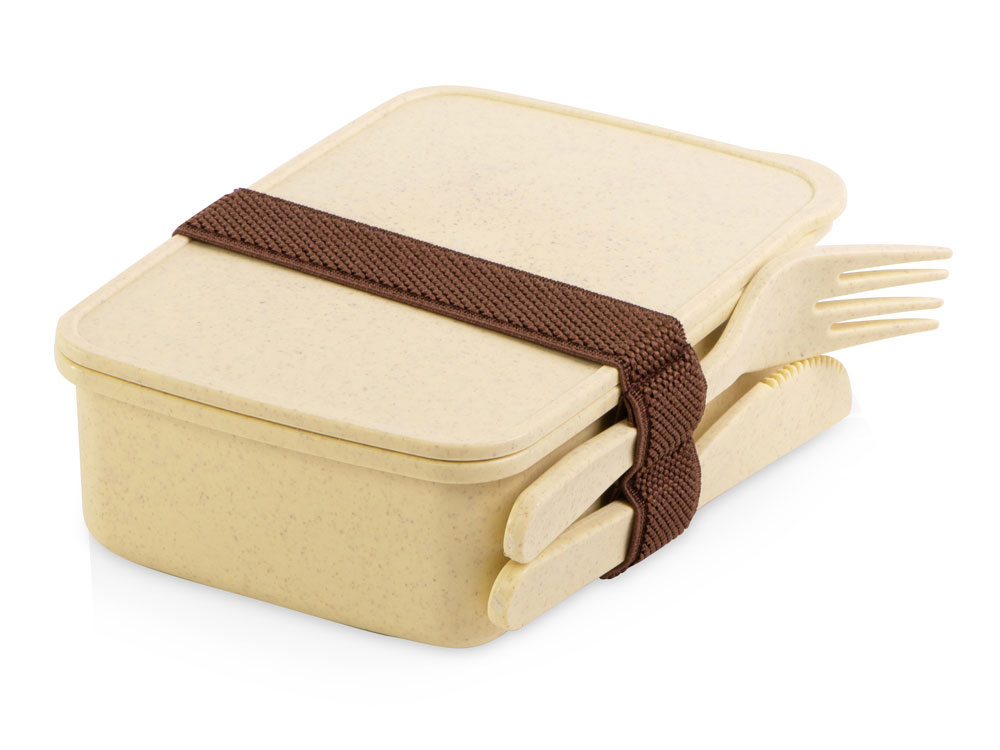 Набор с термокружкой, блокнотом, ручкой и ланчбоксом Refreshment, красный