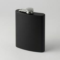 Фляжка 240 мл Remarque soft touch, 304 сталь, черный (P)
