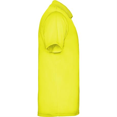 Футболка поло MONZHA мужская, ФЛУОРЕСЦЕНТНЫЙ ЖЕЛТЫЙ S