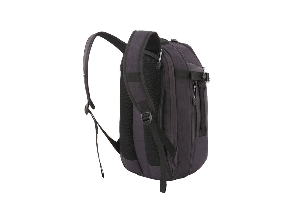 Рюкзак SWISSGEAR 15'', ткань Grey Heather, 31x20x47 см, 29 л, серый