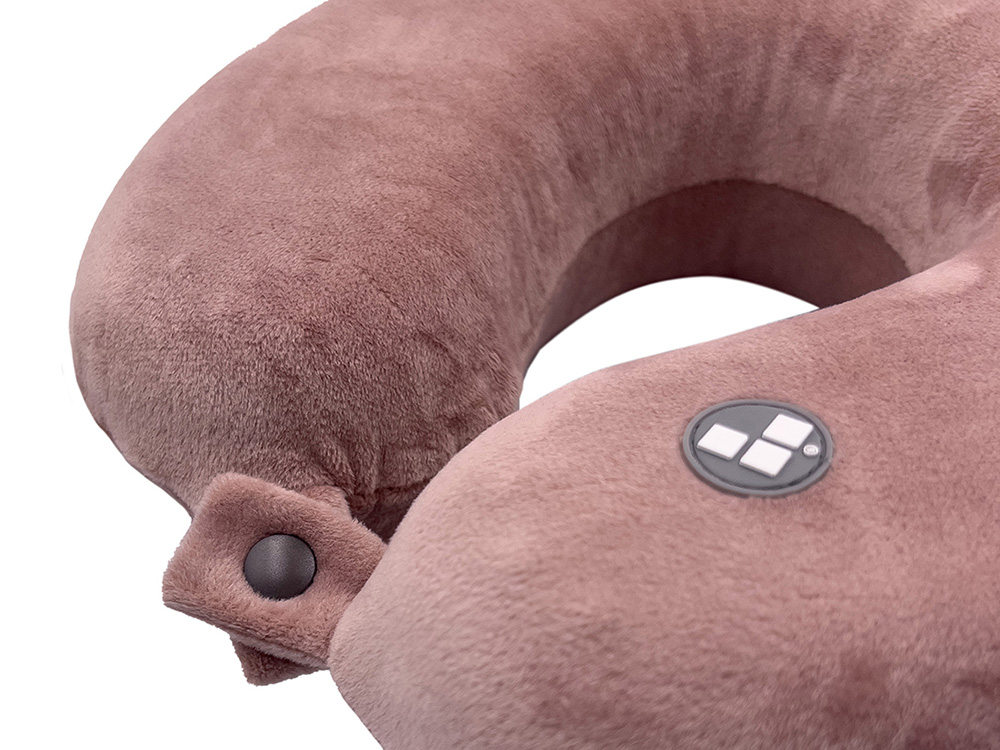 Подушка для путешествий с эффектом памяти Мемо Drowsy Cappuccino