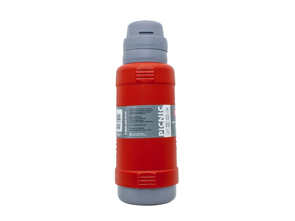Термос со стеклянной колбой тм THERMOS PICNIC 40 Series Red 1,0L