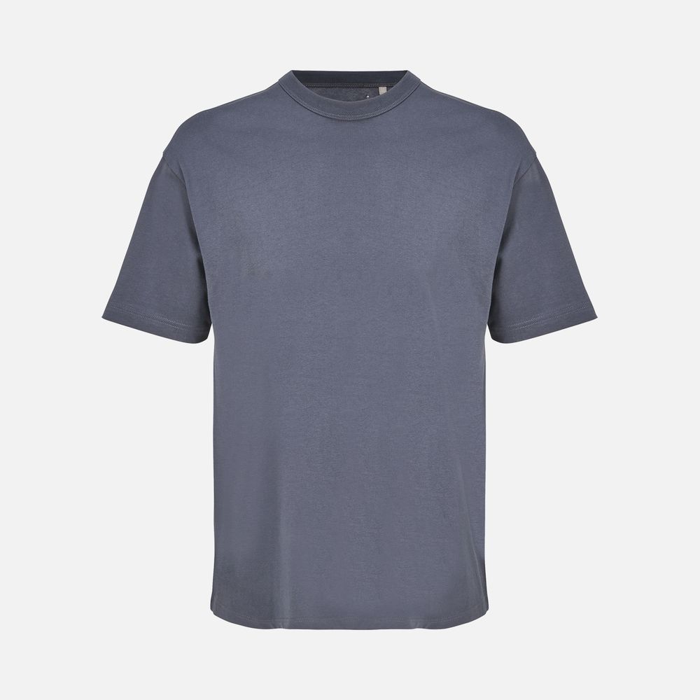 Футболка оверсайз мужская Boxy Men, темно-серая (графит)