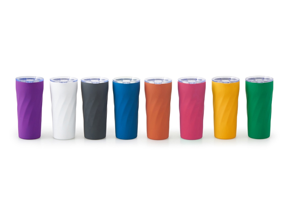 Подарочный набор FAMILY с термосом и термокружкой, фиолетовый