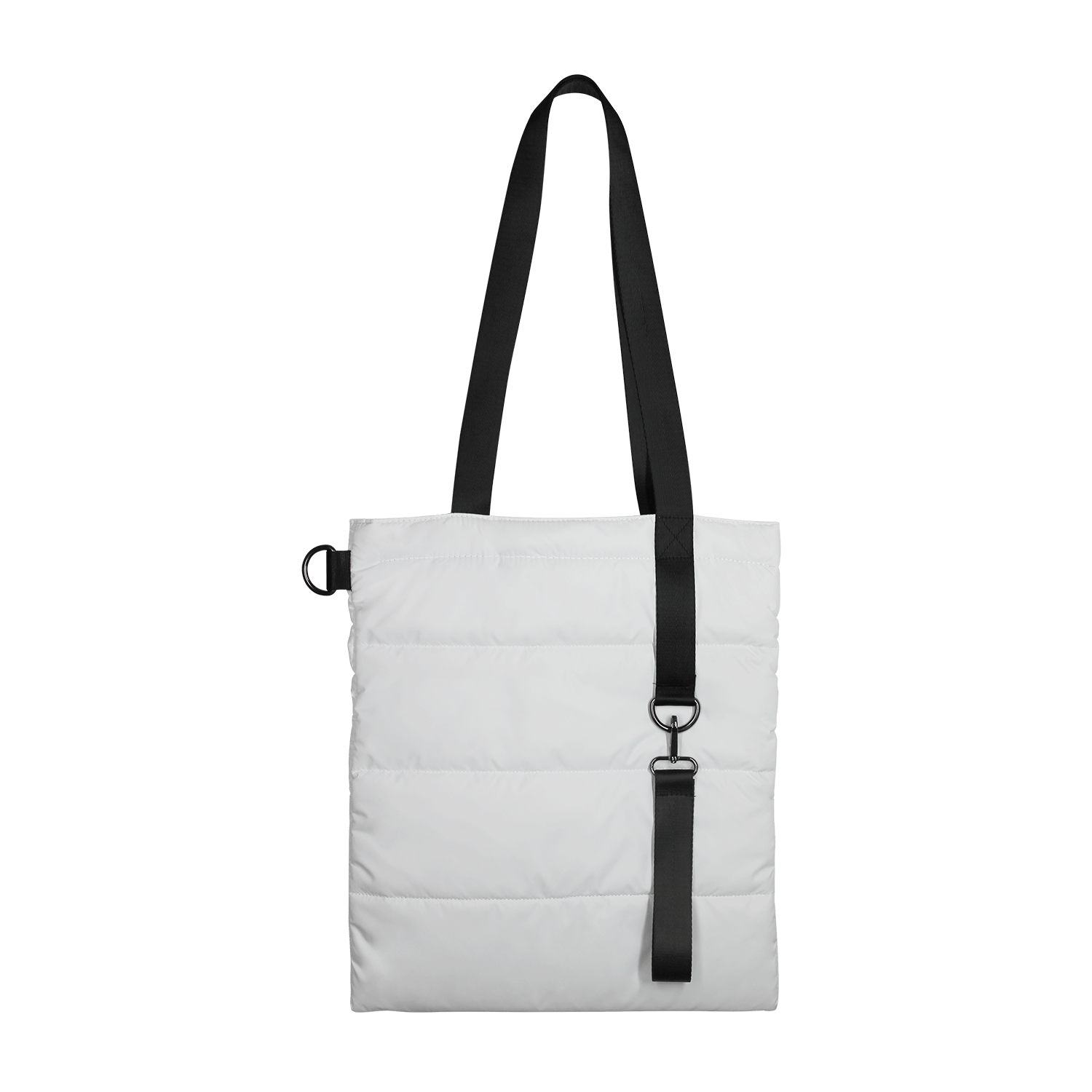 Шоппер Superbag Bubble, с кнопкой (белый с черным)