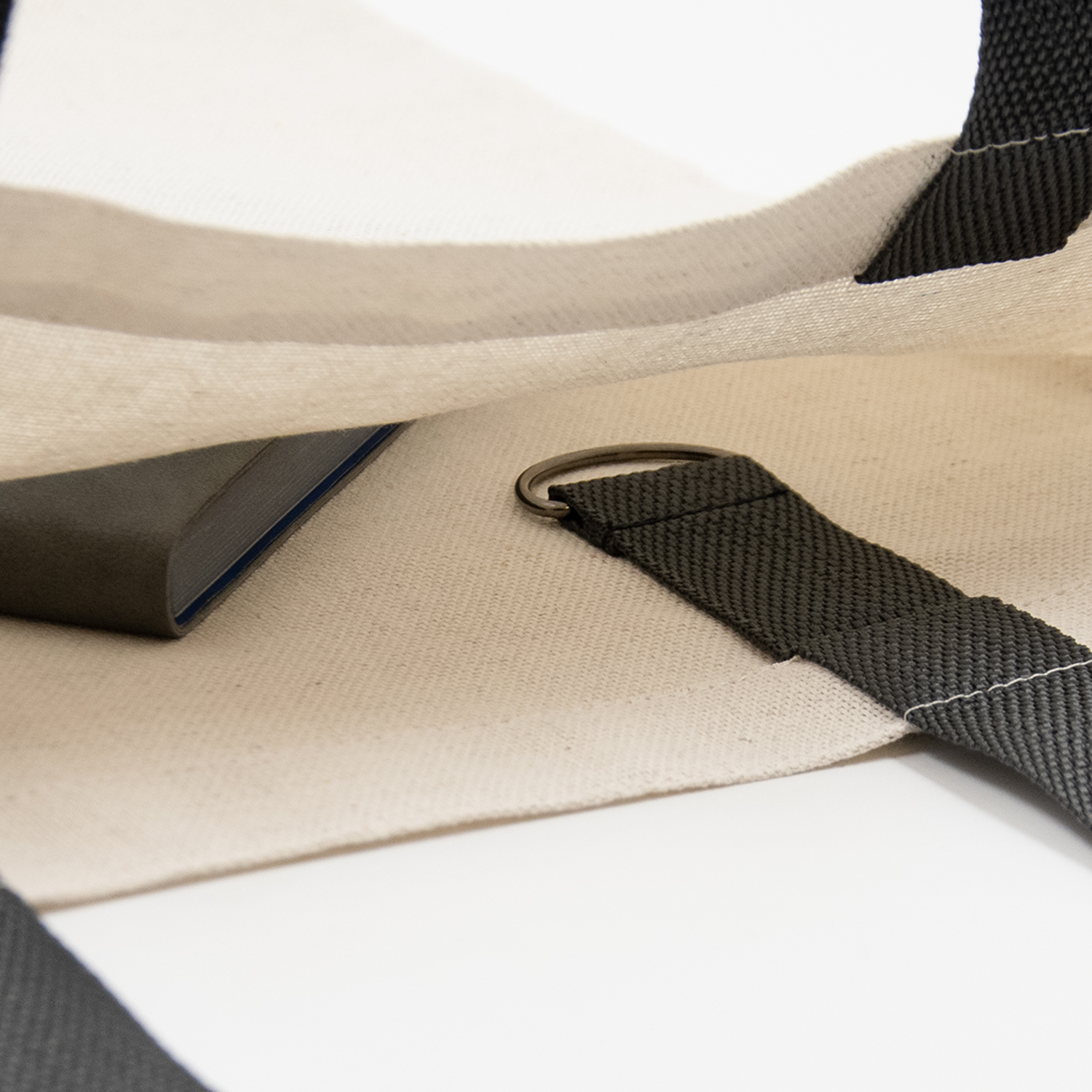 Шоппер Superbag Light, с внутренним креплением-полукольцо (неокрашенный с серым)