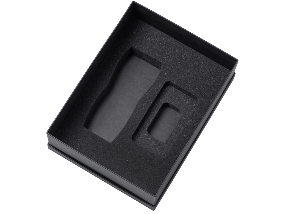 Подарочный набор c термокружкой С1 и повербанком С2, темно-синий