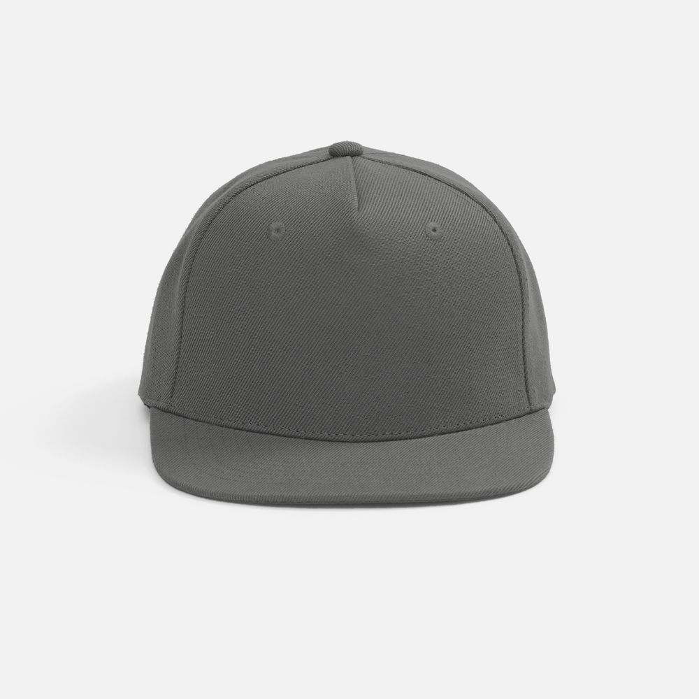 Бейсболка Epicore с прямым козырьком, серая Бейсболка Epicore с прямым козырьком, серая