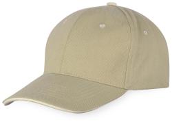 Бейсболка New Castle F 6-ти панельная, оливковый/натуральный