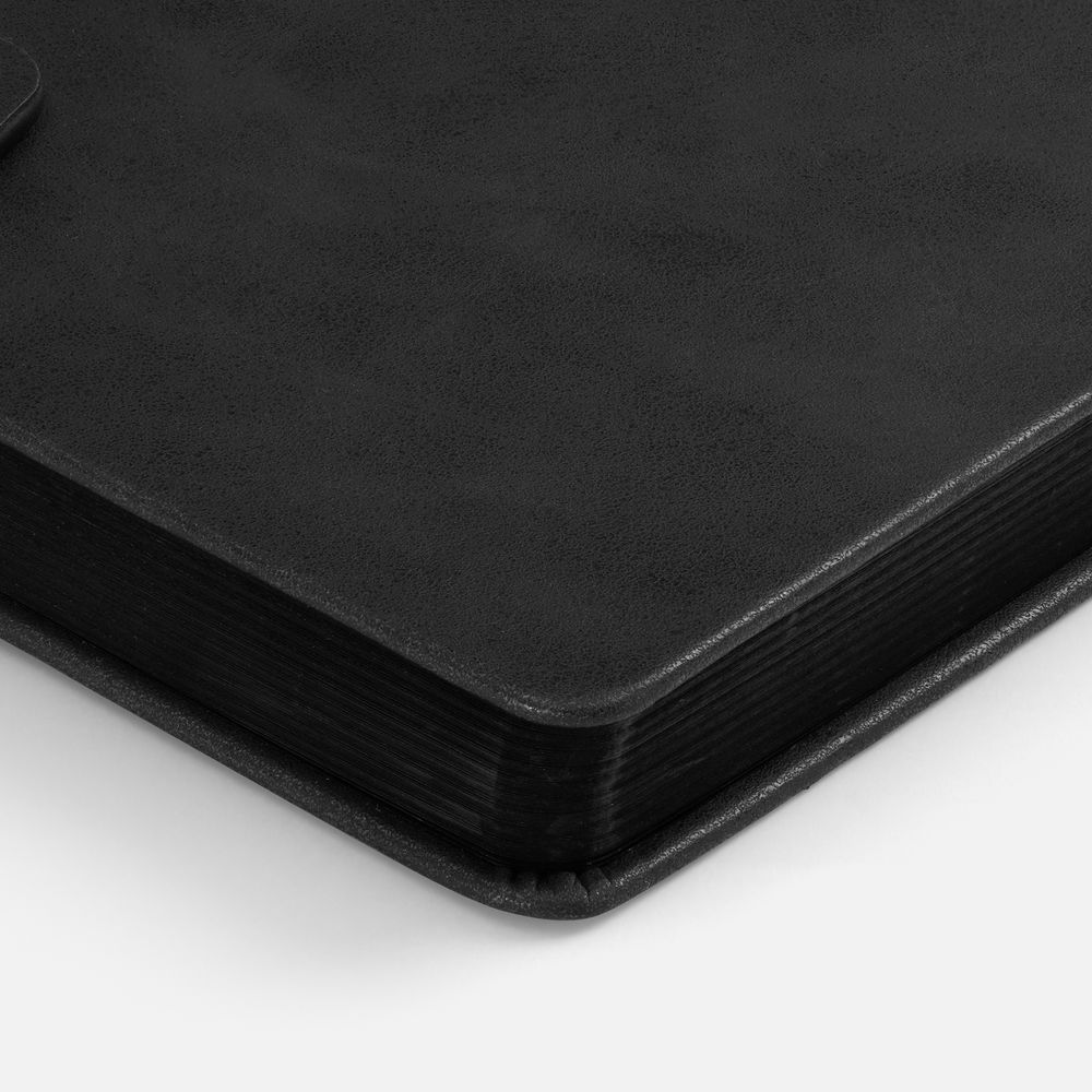 Ежедневник Leadmark, недатированный, черный