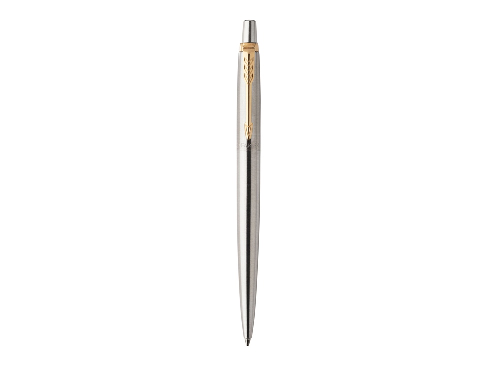 Ручка шариковая Parker Jotter Core Stainless Steel GT, серебристый/золотистый