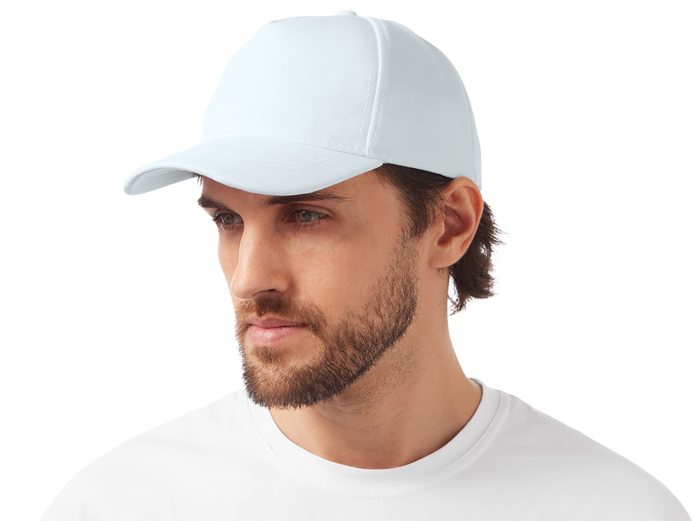 Бейсболка из структурной ткани Fargo, белый