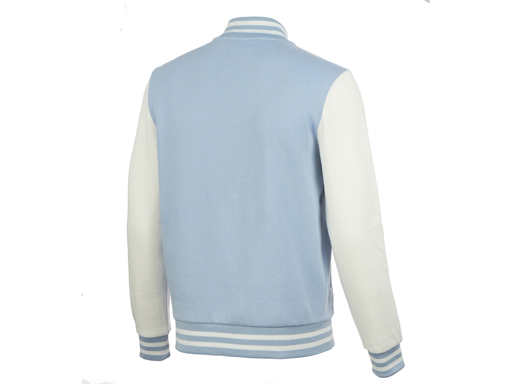 Бомбер Oxford, небесно-голубой/молочный, унисекс