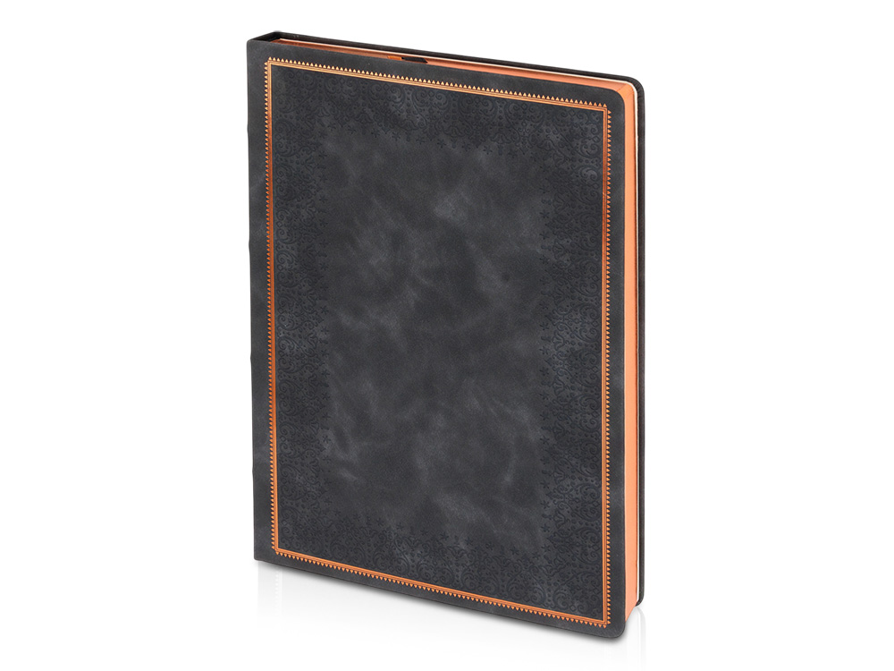 Ежедневник недатированный А4 Royal, черный с бронзовым срезом Ежедневник недатированный А4 Royal, черный с бронзовым срезом