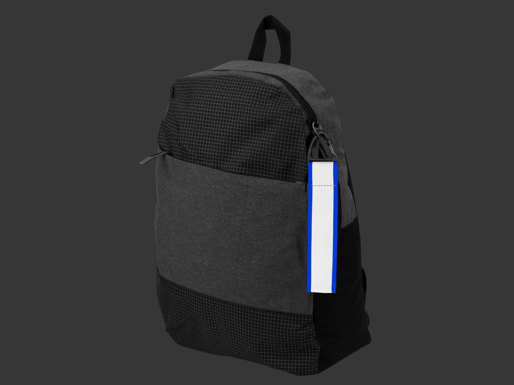 Светоотражающий брелок Reflector, серебристый/синий