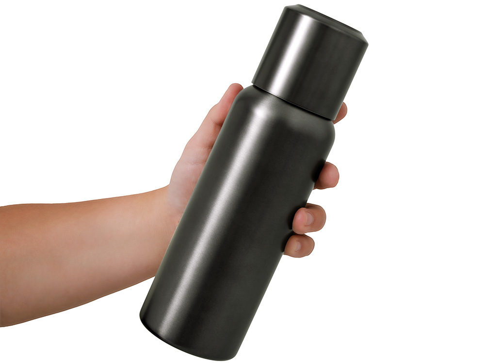 Вакуумный термос c магнитной крышкой Magne, 500 мл, темно-серый Вакуумный термос c магнитной крышкой Magne, 500 мл, темно-серый