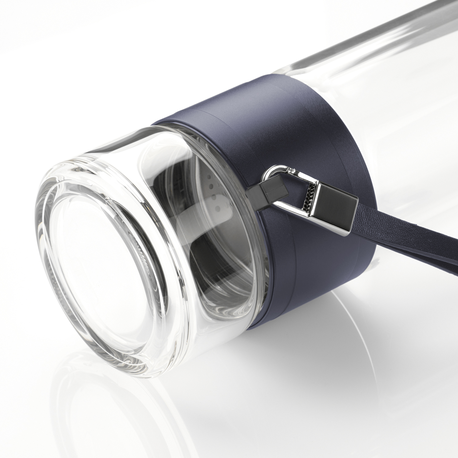 Бутылка стеклянная с двойными стенками Терсо (Terso), синяя