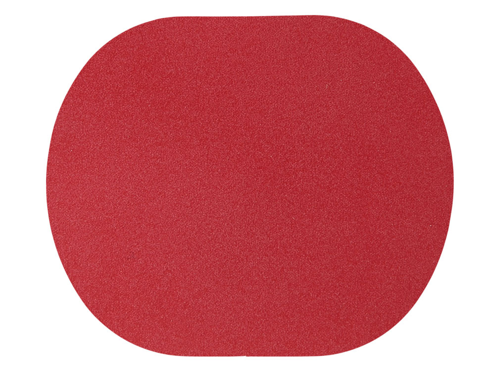 ПАТЧ ОВАЛ nubuk (красный) 6,0 х 5,0 см