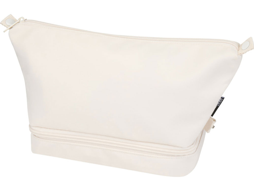 Trip Aware™ дорожная косметичка из переработанного материала 6 л, кремовый