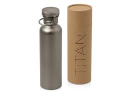 Бутылка для воды из титана Titan, 750ml, темно-серый Бутылка для воды из титана Titan, 750ml, темно-серый