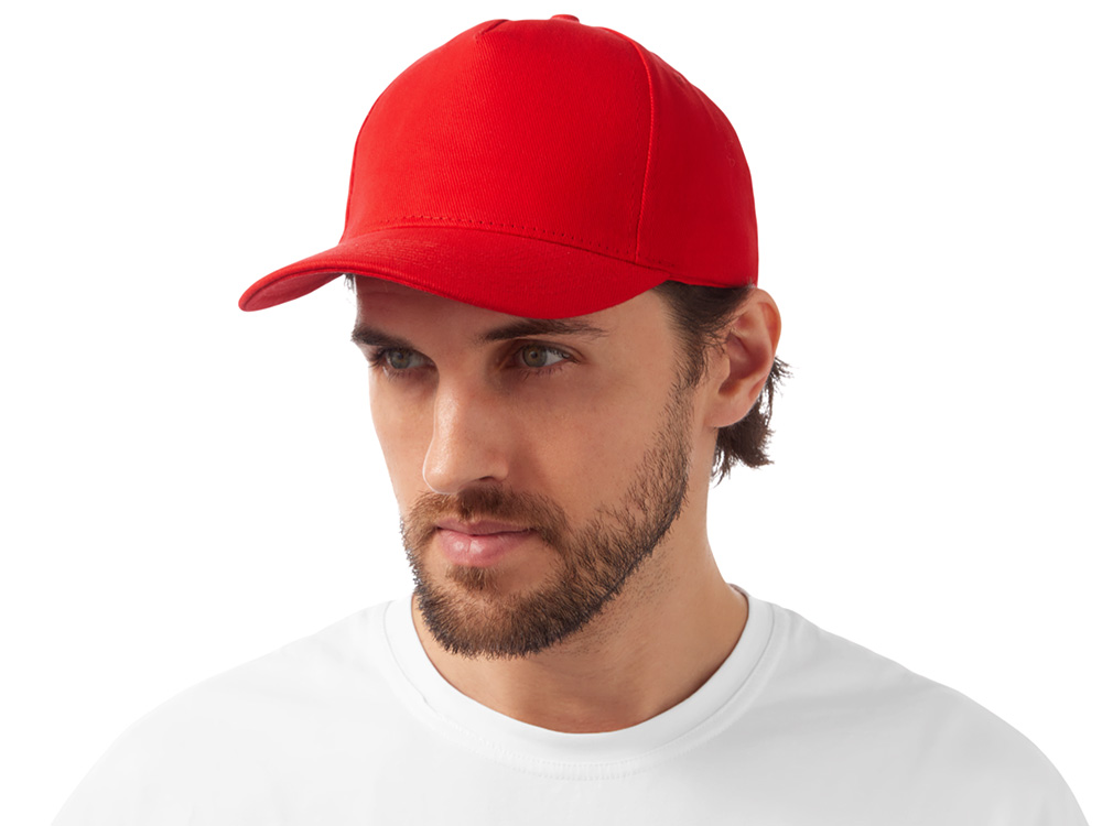 Бейсболка Florida 5-ти панельная, красный