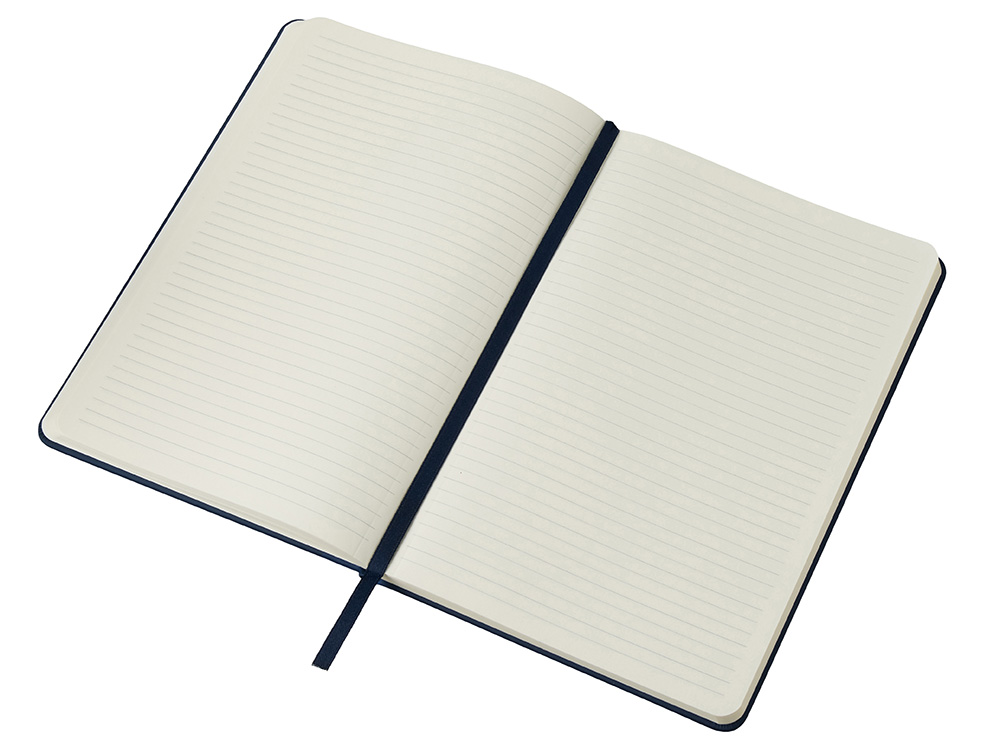 Бизнес-блокнот С3 софт-тач с магнитом, твердая обложка, 96 листов, темно-синий