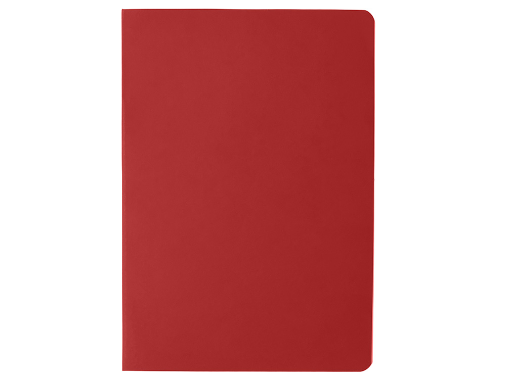 Блокнот в гибкой обложке A5 Виспи 2.0 в клетку, красный Блокнот в гибкой обложке A5 Виспи 2.0 в клетку, красный