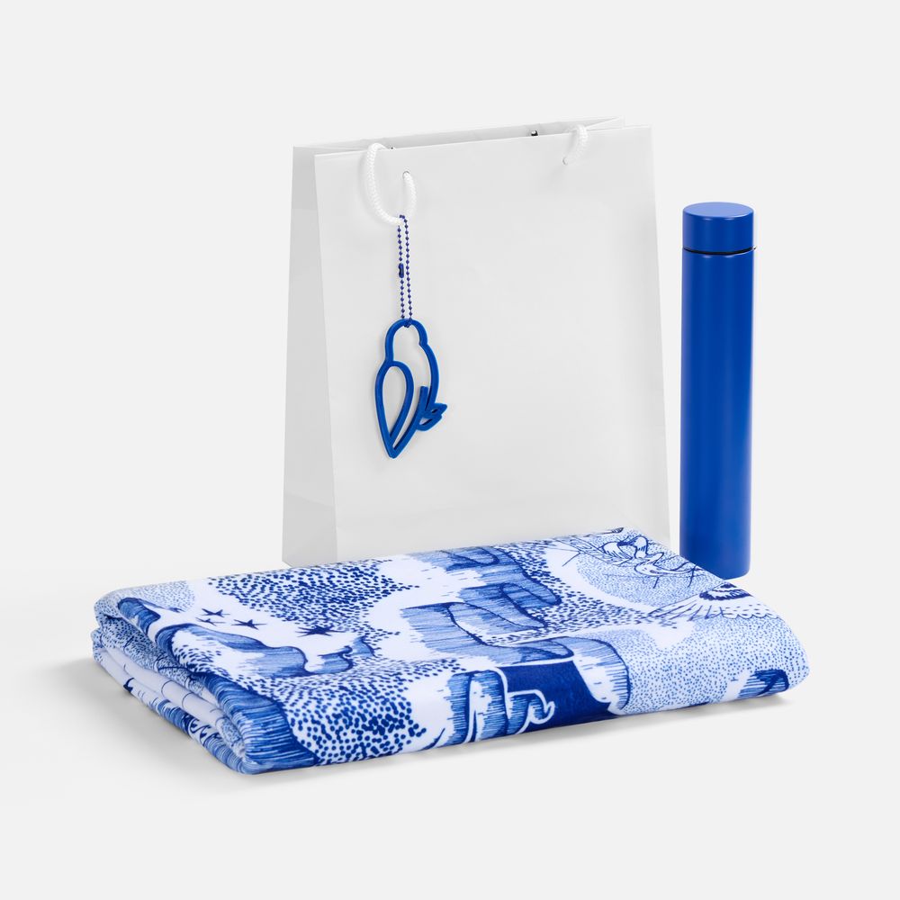 Набор «Год чудес», белый с синим Набор «Год чудес», белый с синим