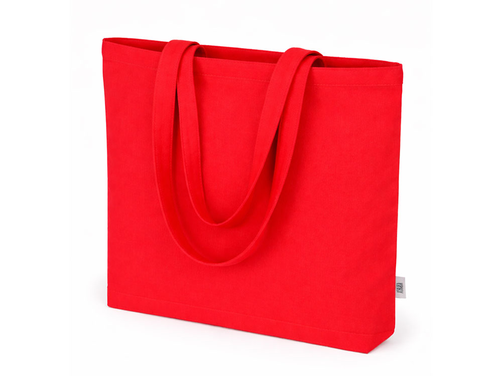 Сумка Твил из хлопка, 210 г/м2, красный Сумка Твил из хлопка, 210 г/м2, красный