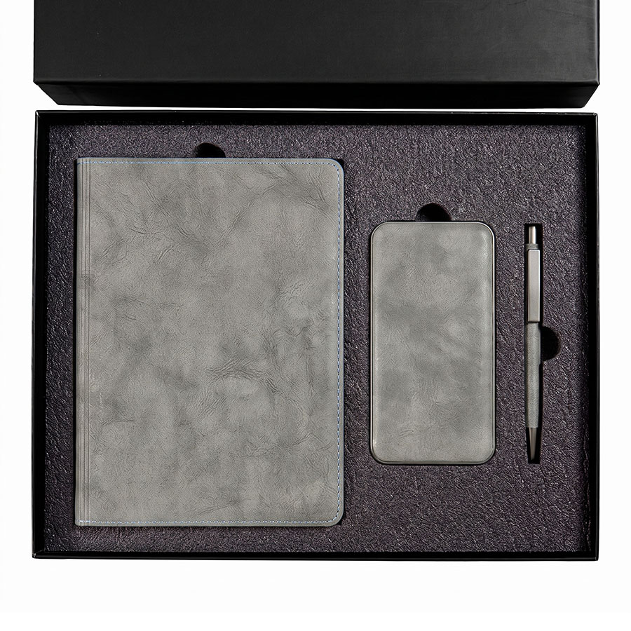 Набор подарочный  EMBER: ежедневник и power bank в коробке  с ложементом