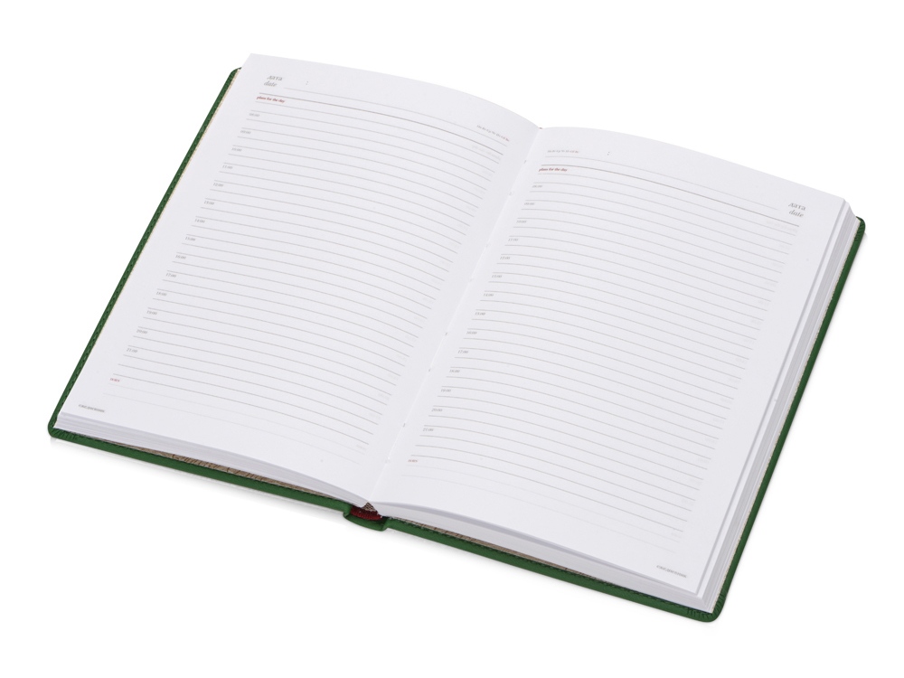 Ежедневник недатированный А5 Velvet, зеленый Ежедневник недатированный А5 Velvet, зеленый