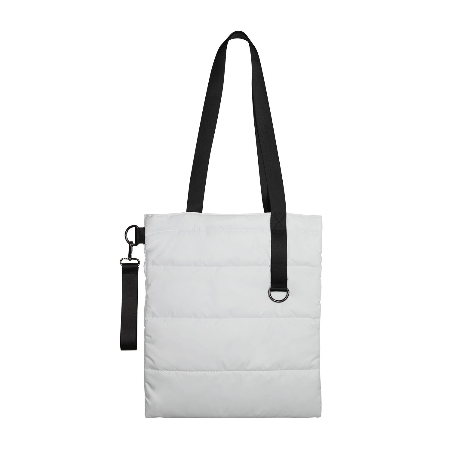 Шоппер Superbag Bubble, с кнопкой (белый с черным)