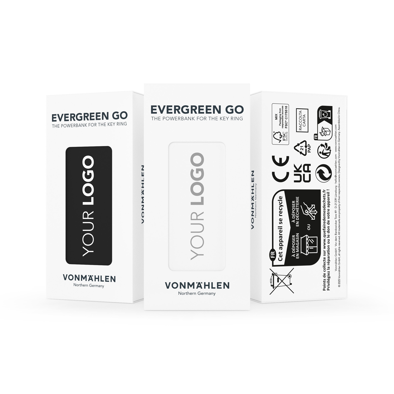 Внешний аккумулятор-брелок VONMAHLEN Evergreen Go, 1000 мАч